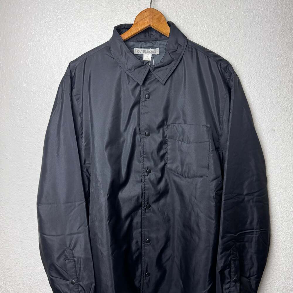 Outerknown Evolution Shirt Jacket in Black